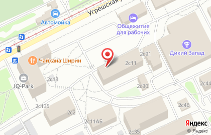 Академия терапевтического тейпирования на Угрешской улице на карте