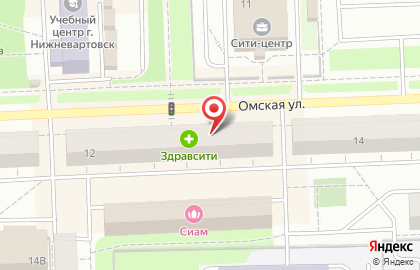 Мегафон на Омской улице на карте