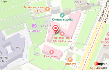 # 84 Клиническая Больница Фмба России Фгуз Отделение Семья и Брак на карте