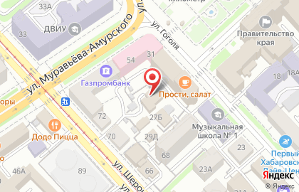 Телекоммуникационная компания Хабаровск-Телеком на карте
