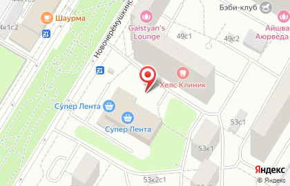 Афиша на Новочерёмушкинской улице на карте