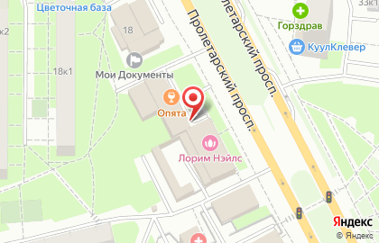 Доброта.ru на Кантемировской на карте