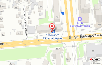 Кафе Любава в Новосибирске на карте