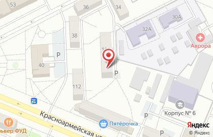 Теремок на Красноармейской улице на карте