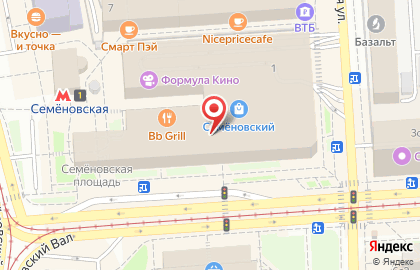 Бэль Флёр на Преображенской площади на карте