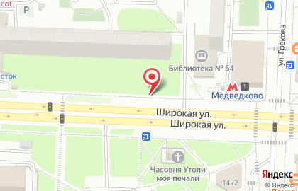 Каравай СВ на Широкой улице на карте