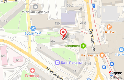 Танцевальный центр Da_Wings на Ивановской улице на карте