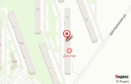 Спортивный клуб Лидер на Центральной улице на карте