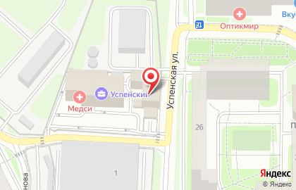 Компания Печати5 на Успенской улице на карте