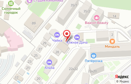 Сауна Барракуда на Южной улице на карте