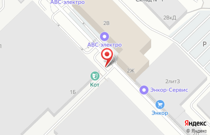 Киоск по продаже фастфудной продукции в Коминтерновском районе на карте