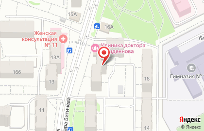 Клиника эстетической медицины доктора Обыденнова на улице Хайдара Бигичева на карте