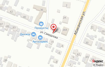 Авто Stop на улице Свердлова на карте