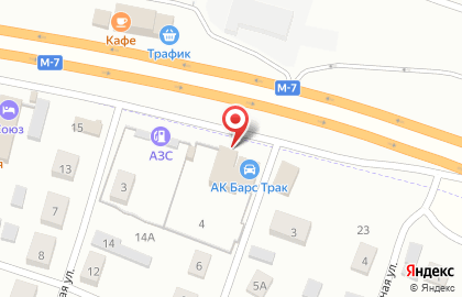 Магазин автотоваров Ак Барс Трак на Кадышевской улице на карте