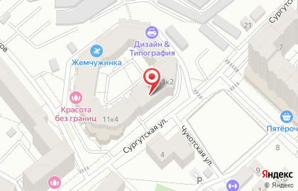 Меридиан на Сургутской улице на карте