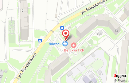 Супермаркет Фасоль в Пролетарском районе на карте