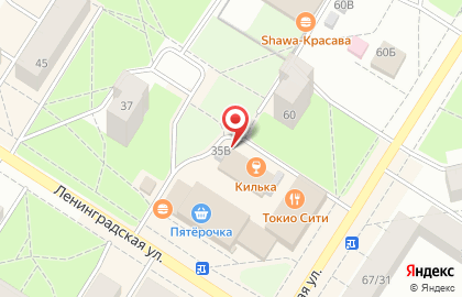 Зоомагазин Франки на улице Ленинградской на карте