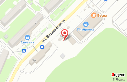 Ферма на улице Вишневского на карте