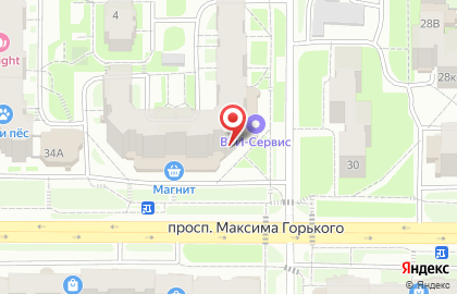 Микрокредитная компания Арифметика на проспекте Максима Горького на карте