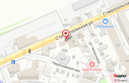 Торгово-сервисная фирма Bike Board Shop на Ставропольской улице на карте