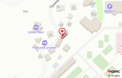 Гостиница Светлана на Приморской улице на карте