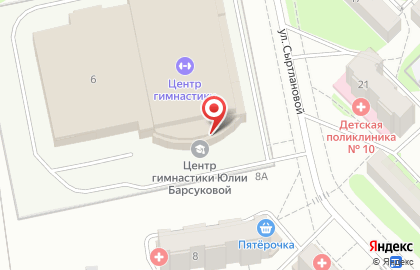 Школа танцев JuniX на улице Сыртлановой на карте