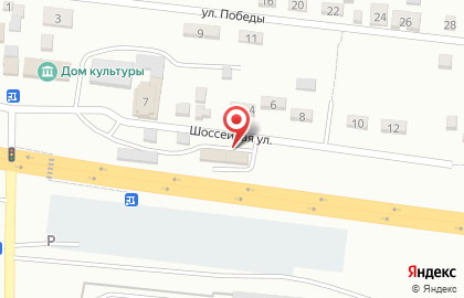 Магазин Первомайский на Шоссейной улице на карте