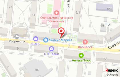 Оптика-контраст на карте