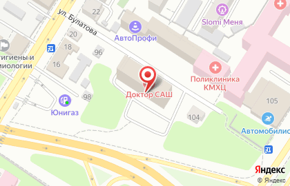 ООО Лига на улице Булатова на карте