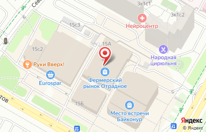 Парикмахерская в Москве на карте