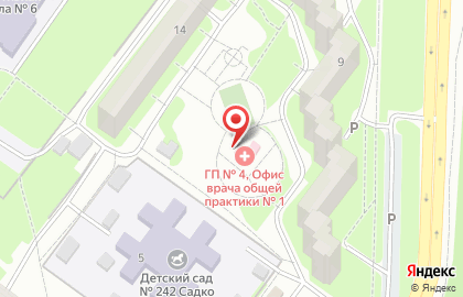Кабинет общей практики на карте