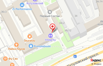 Медицинский центр Справки.ру на Кутузовском проспекте на карте