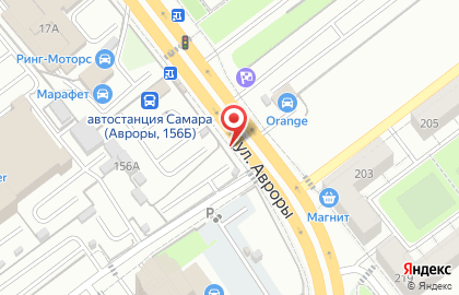Автостоянка в Самаре на карте