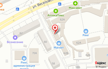 Пекарня-магазин Горячий хлеб в Саранске на карте