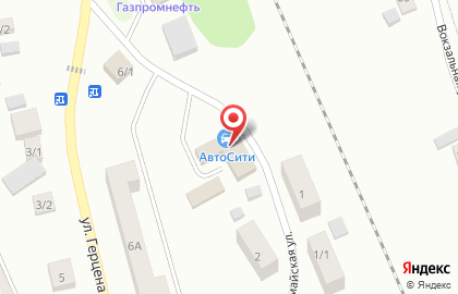 Продуктовый магазин Ольга на улице Герцена на карте