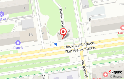 На Парковом на карте