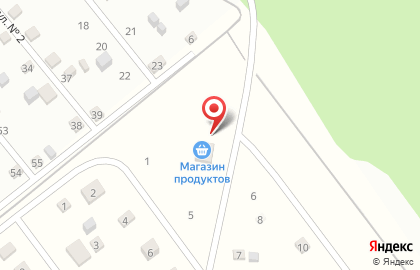 Продуктовый магазин на Яблоневой улице на карте