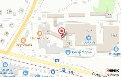 Торгово-производственная компания Стекломир в Железнодорожном районе на карте