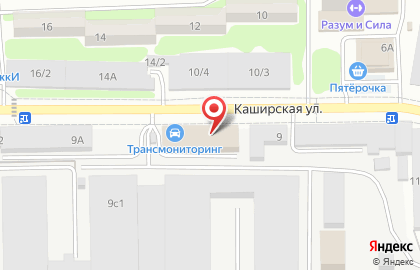 Магазин Мир увлечений на Каширской улице на карте