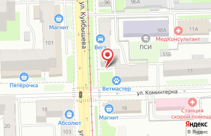 Магазин зоотоваров Артемон в Свердловском районе на карте