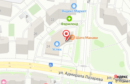 ТЦ Успех на карте