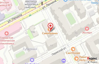 Кафе-столовая Самобранка на улице Николая Островского на карте