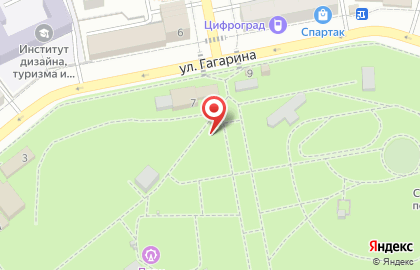 Пингвин на улице Гагарина на карте