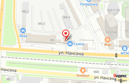 Магазин Газель в Ростове-на-Дону на карте
