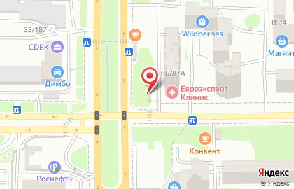 Киоск фастфудной продукции на улице Еременко на карте
