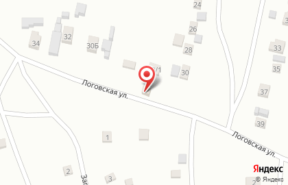 Продовольственный магазин на Логовской улице на карте
