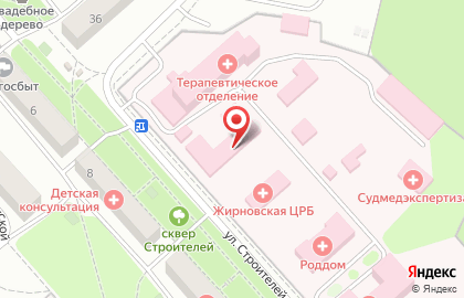 ГУЗ Жирновская ЦРБ на карте