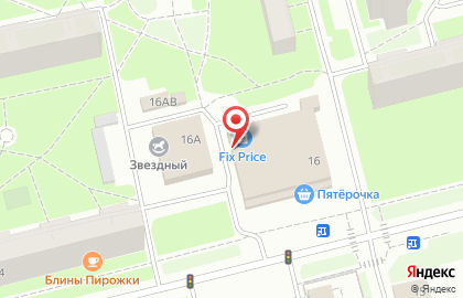 Универсальный магазин Fix Price в Московском районе на карте
