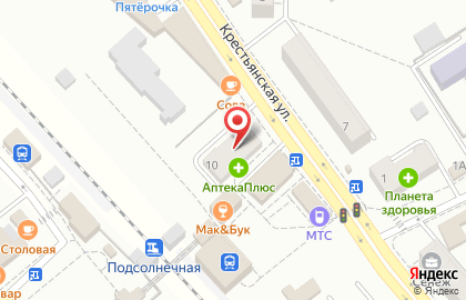 Салон связи Tele2 на Крестьянской улице на карте