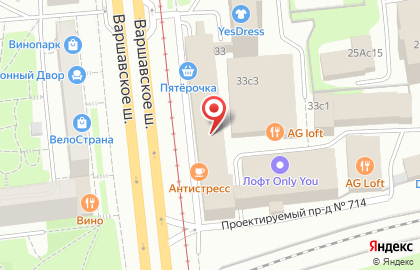 Салон напольных покрытий Quick Step на Варшавском шоссе на карте
